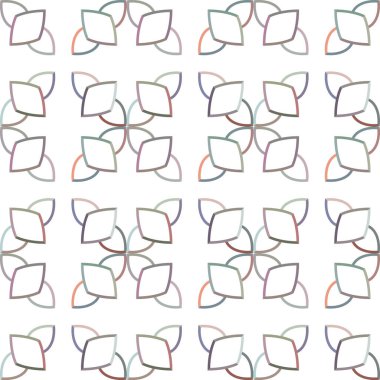 Soyut geometrik şekilli kusursuz desen