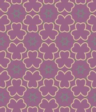 Soyut geometrik şekilli kusursuz desen 