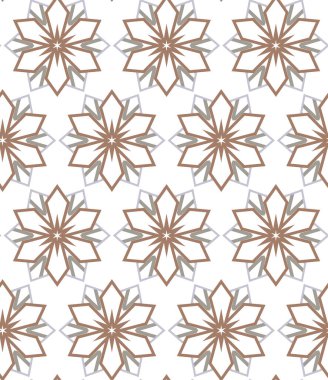 Soyut geometrik şekilli kusursuz desen