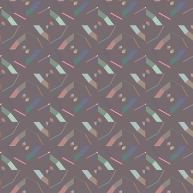 Tekrarlanan geometrik şekilli kusursuz desen, vektör illüstrasyonuName