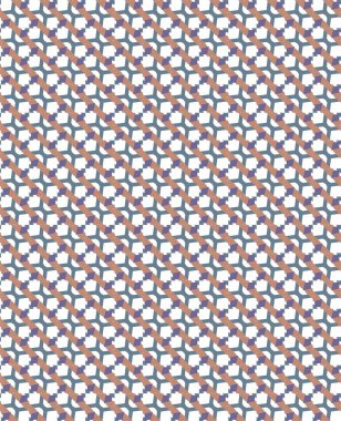 Soyut geometrik şekilli kusursuz desen