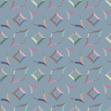 Soyut geometrik şekilli kusursuz desen