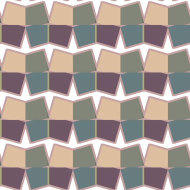 Tekrarlanan geometrik şekilli kusursuz desen, vektör illüstrasyonuName