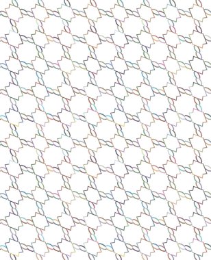 Soyut geometrik şekilli kusursuz desen