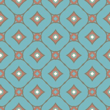 Tekrarlanan geometrik şekilli kusursuz desen, vektör illüstrasyonuName