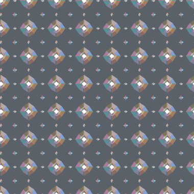 Soyut geometrik şekilli kusursuz desen
