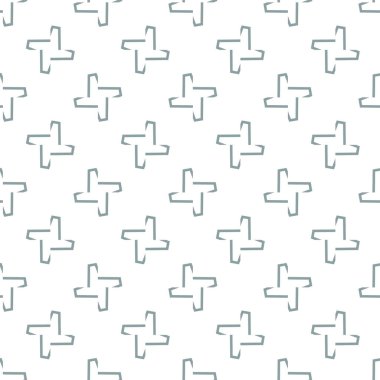 Tekrarlanan geometrik şekilli kusursuz desen, vektör illüstrasyonuName