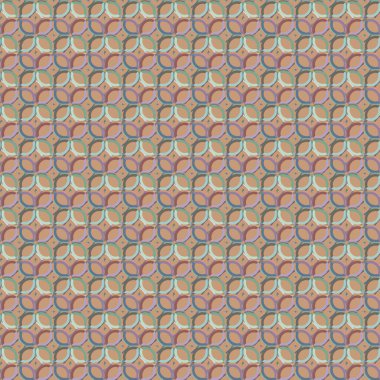 Soyut geometrik şekilli kusursuz desen