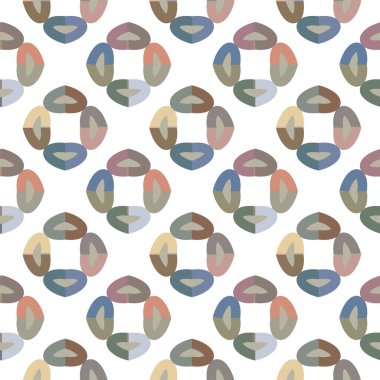 Kusursuz şablon, soyut duvar kağıdı, vektör illüstrasyonu        