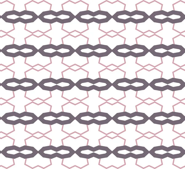 Nahtloses Muster Mit Geometrisch Wiederholten Formen Vektorillustration — Stockvektor