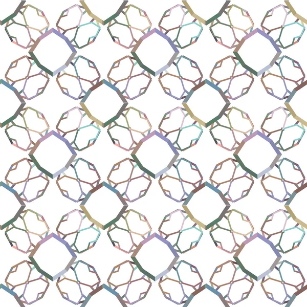シームレスな幾何学模様のイラスト背景 — ストックベクタ