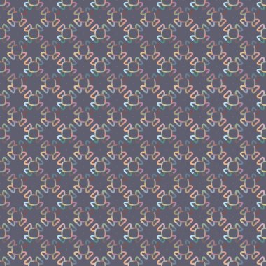 Modern geometrik vektör tasarımı, kusursuz desen çizimi