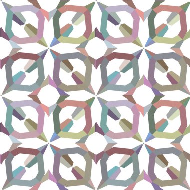 Kusursuz şablon, soyut duvar kağıdı, vektör illüstrasyonu 