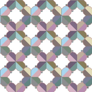 Kusursuz şablon, soyut duvar kağıdı, vektör illüstrasyonu 