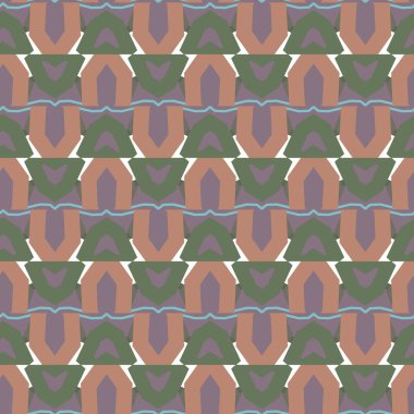 Kusursuz şablon, soyut duvar kağıdı, vektör illüstrasyonu        