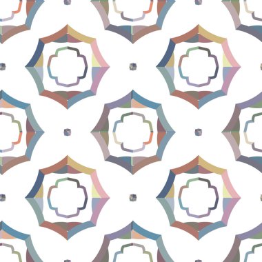 Kusursuz şablon, soyut duvar kağıdı, vektör illüstrasyonu        