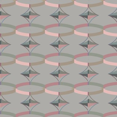 Soyut geometrik şekilli kusursuz desen