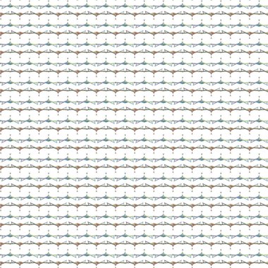 Geometrik şekilli kusursuz desen. vektör illüstrasyonu