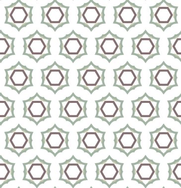 Soyut geometrik şekilli kusursuz desen