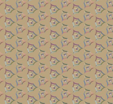 Tekrarlanan geometrik şekilli kusursuz desen, vektör illüstrasyonuName