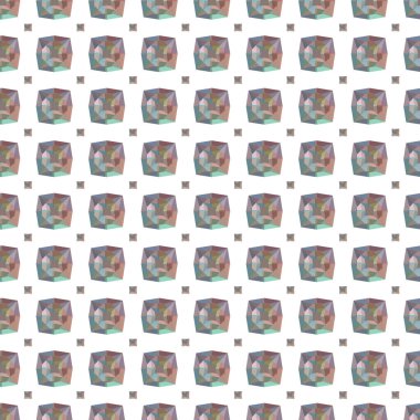 Tekrarlanan geometrik şekilli kusursuz desen, vektör illüstrasyonuName