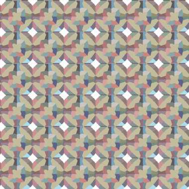 Tekrarlanan geometrik şekilli kusursuz desen, vektör illüstrasyonuName