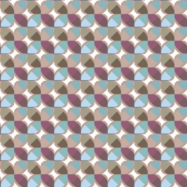 Soyut geometrik şekilli kusursuz desen