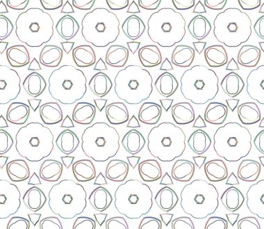 Kusursuz şablon, soyut duvar kağıdı, vektör illüstrasyonu        