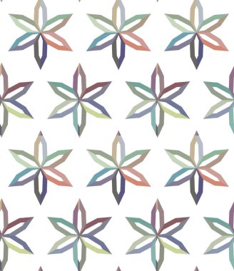 Soyut geometrik şekilli kusursuz desen