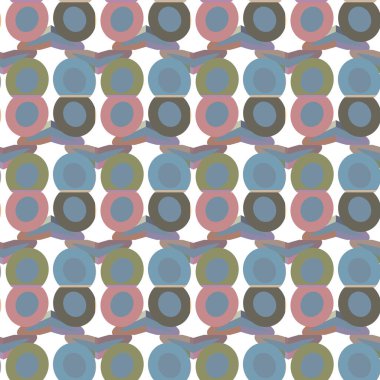 Soyut geometrik şekilli kusursuz desen