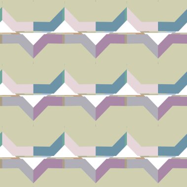 Soyut geometrik şekilli kusursuz desen