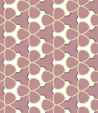 Soyut geometrik şekilli kusursuz desen