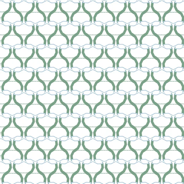 Seamless Pattern Geometric Repeated Shapes Vector Illustration — Stock Vector