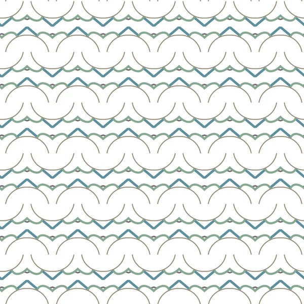 抽象的なシームレスな幾何学模様のイラスト背景 — ストックベクタ