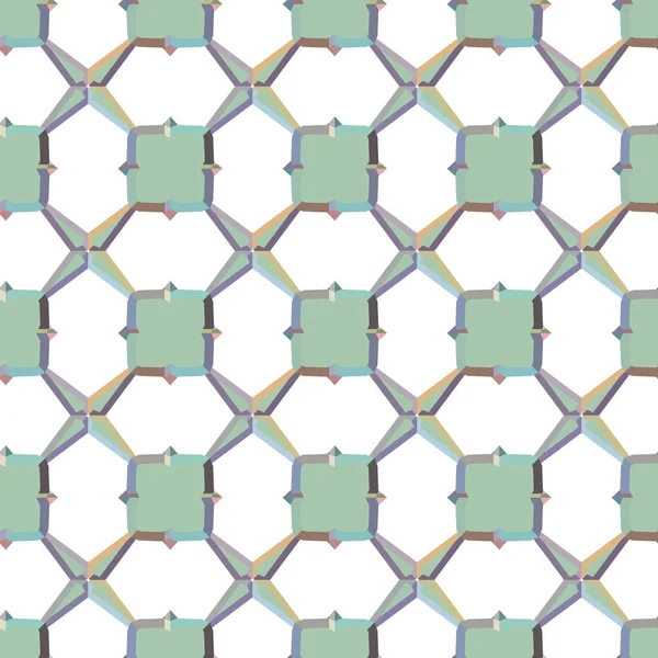 Nahtlose Geometrische Muster Illustration Hintergrund — Stockvektor