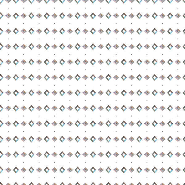 Padrão Sem Costura Com Formas Geométricas Repetidas Ilustração Vetorial — Vetor de Stock