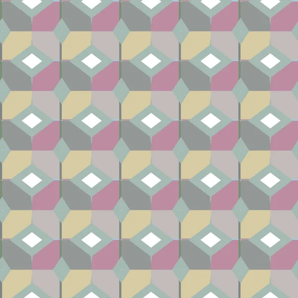 Nahtlose Geometrische Muster Illustration Hintergrund — Stockvektor