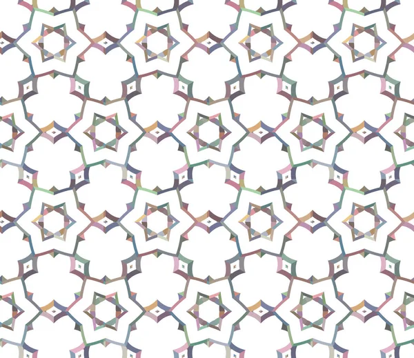 Nahtlose Muster Mit Abstrakten Geometrischen Formen — Stockvektor