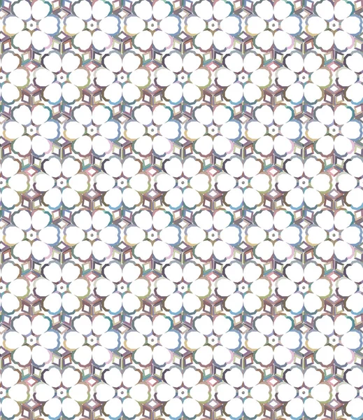 Безшовний Візерунок Абстрактними Геометричними Формами — стоковий вектор