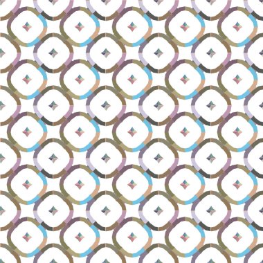 Soyut geometrik şekilli kusursuz desen