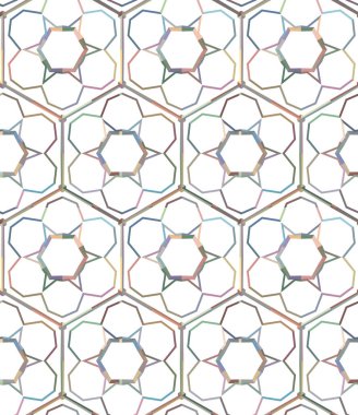 Geometrik süs tarzında soyut arkaplan dokusu. Kusursuz tasarım.