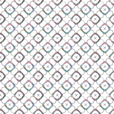 Soyut geometrik şekilli kusursuz desen