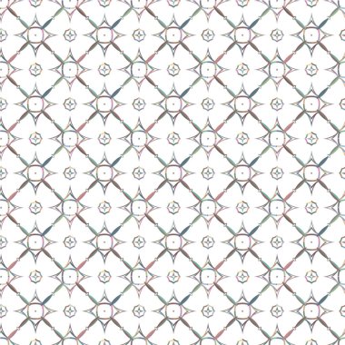 Tekrarlanan geometrik şekilli kusursuz desen, vektör illüstrasyonuName