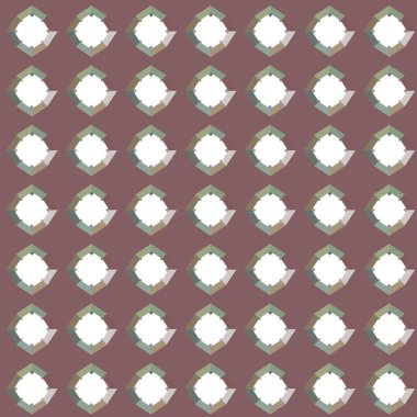 Tekrarlanan geometrik şekilli kusursuz desen, vektör illüstrasyonuName