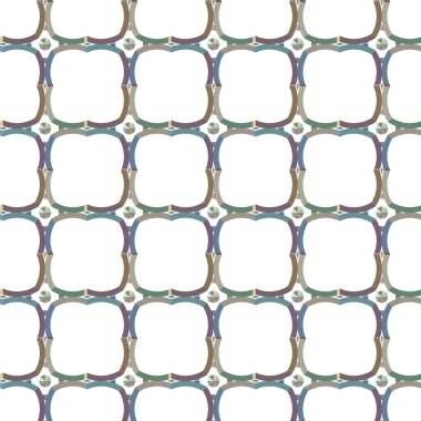 Soyut geometrik şekilli kusursuz desen