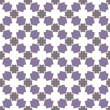 Soyut geometrik şekilli kusursuz desen