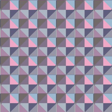 Tekrarlanan geometrik şekilli kusursuz desen, vektör illüstrasyonuName