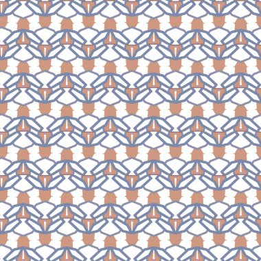 Soyut geometrik şekilli kusursuz desen