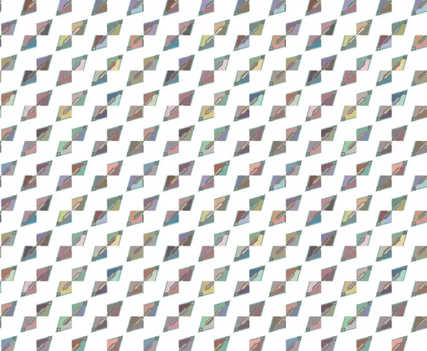 Naadloos Patroon Met Abstracte Geometrische Vormen — Stockvector