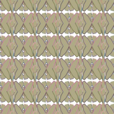 Tekrarlanan geometrik şekilli kusursuz desen, vektör illüstrasyonuName